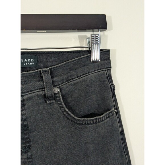 Veronica Beard Jeans Size 26 Charcoal Stretch Beverly Skinny Flare High Rise - Picture 7 of 11